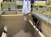Substituição de meios filtrantes de águas para consumo